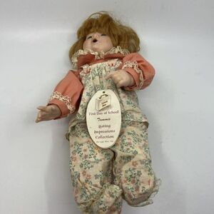 Vintage Heritage Mint Doll First Day of School Tammie Porcelain 14"